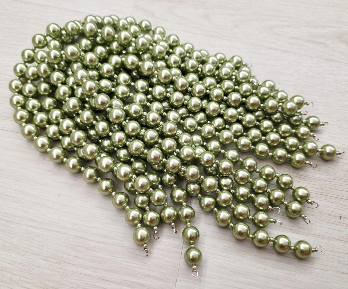 구멍진주 카키 11줄 일괄