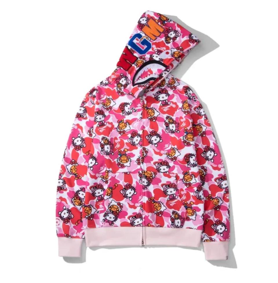 베이프 헬로키티 후드집업