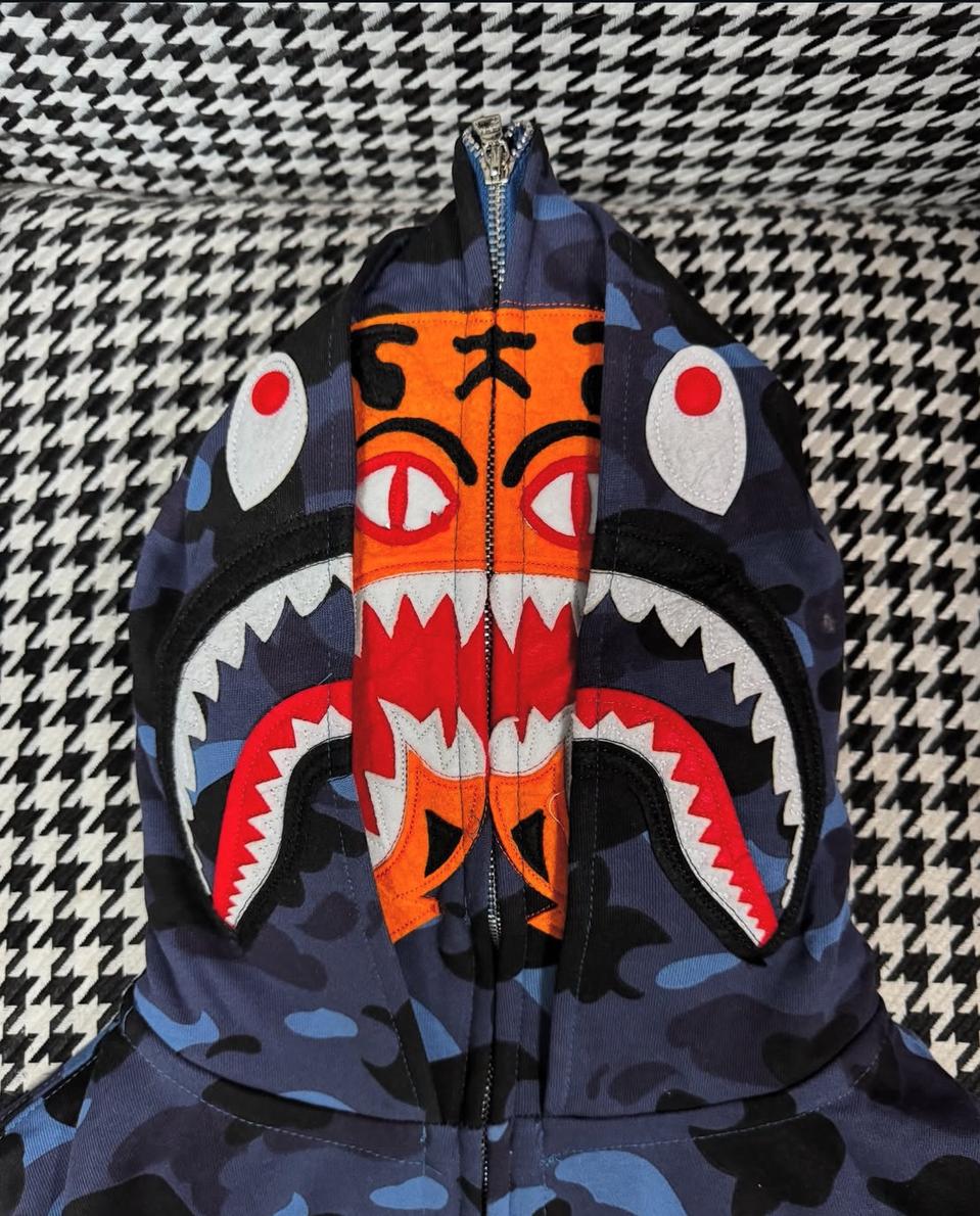 베이프 타이거 후드집업