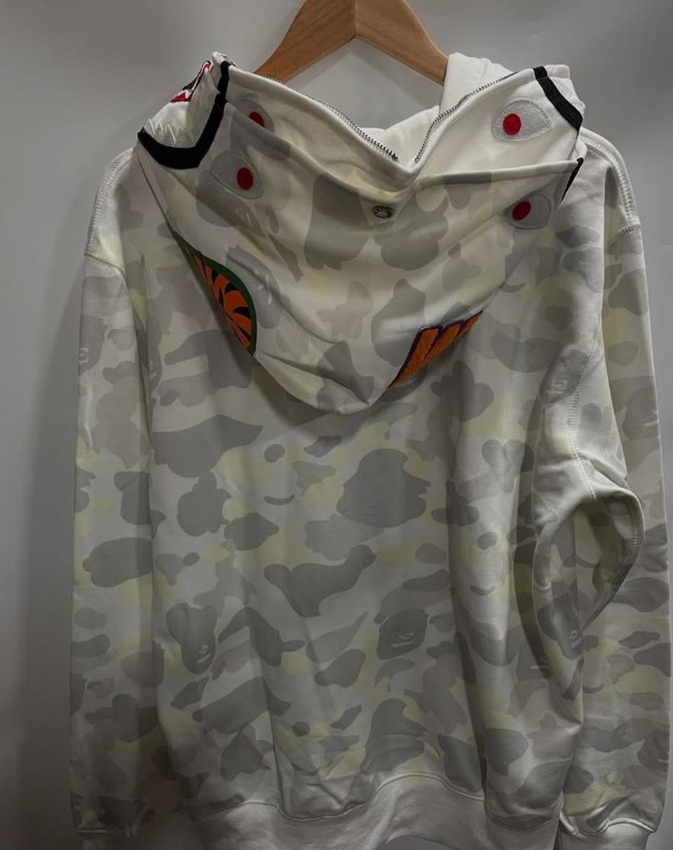 베이프 백계 후드집업