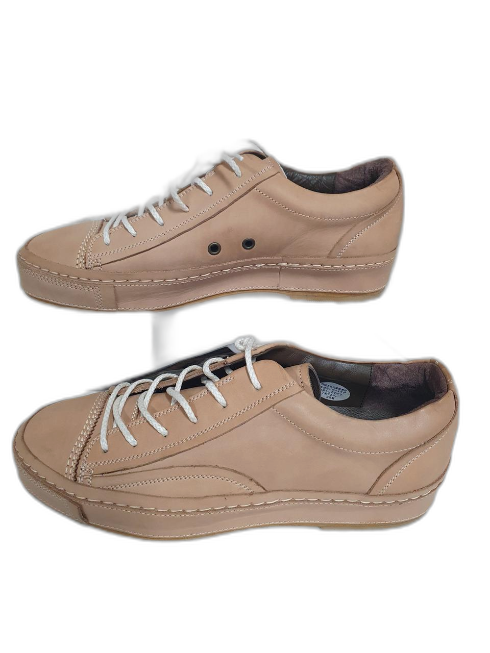 미하라 야스히로 핸더스킴맛 스니커 로퍼 가죽 스니커즈 255[새상품]