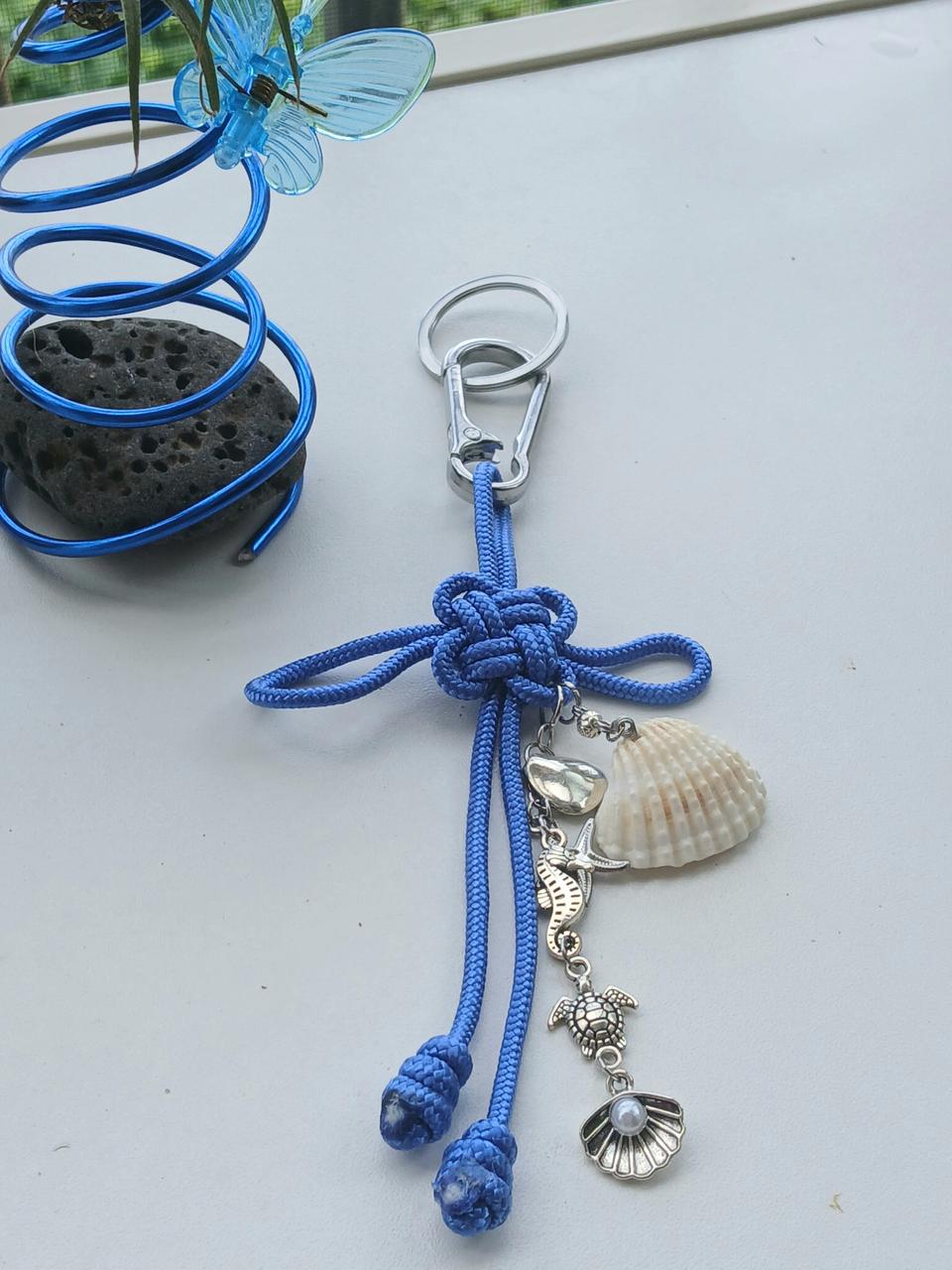 핸드 메이드 조개 키링