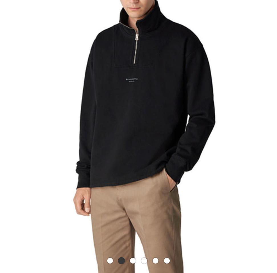 정품 아크네스튜디어 반집업 맨투맨