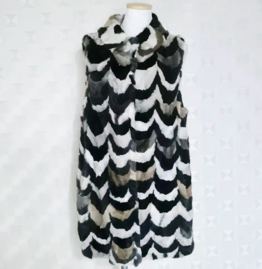 EURO/밍크하프조끼/55/66