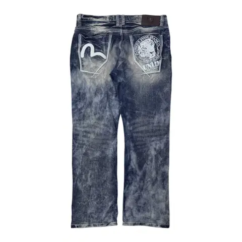 [택포] 에비수 제니스 자수 데님 청바지