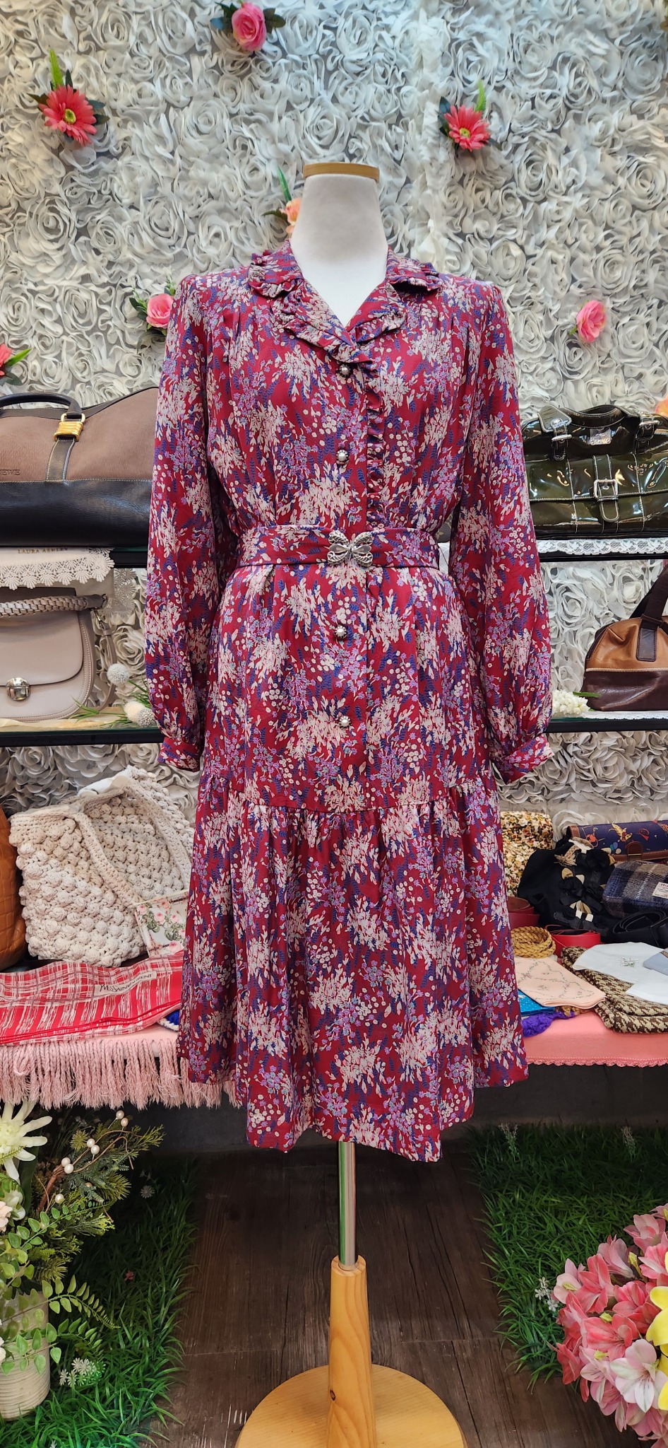 맞춤 고급 롱원피스(66~작은77)