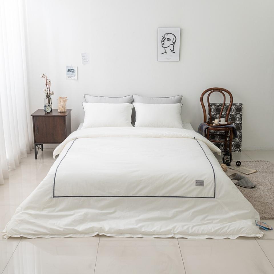 호텔이불 사계절 고급 신혼이불 고밀도 60수 순면 차렵 이불 패드 침구 
