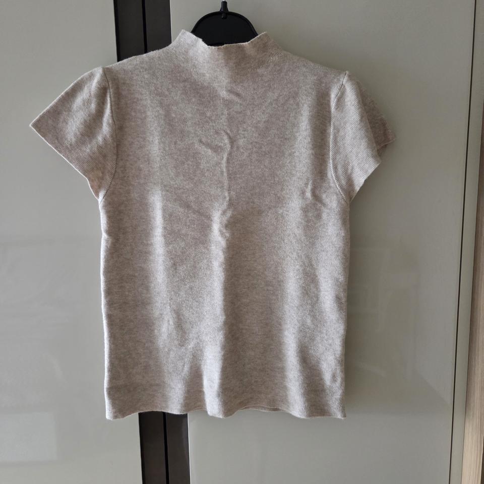 반 목폴라 반팔니트(베이지)