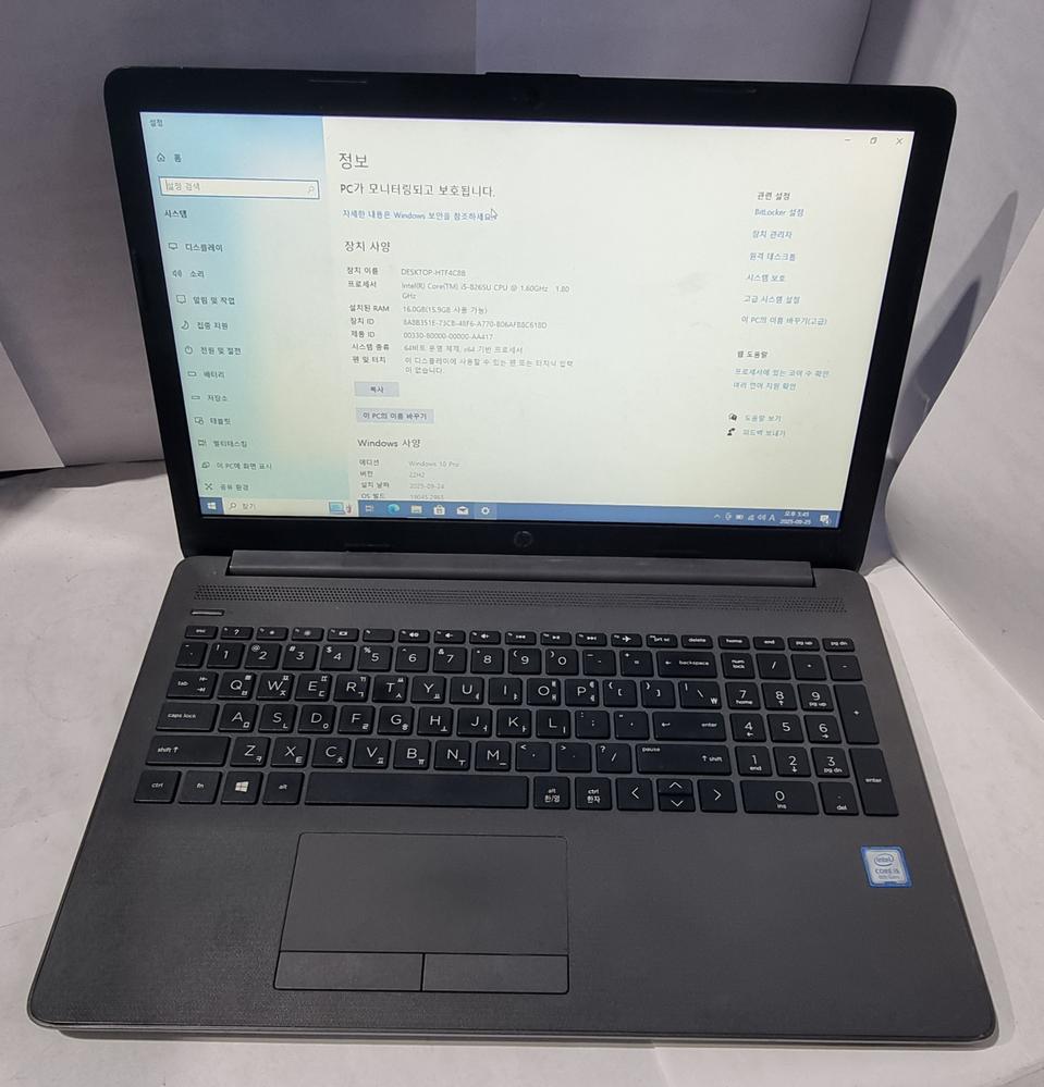 HP 노트북 HP 250 G7i5 8265U 16G