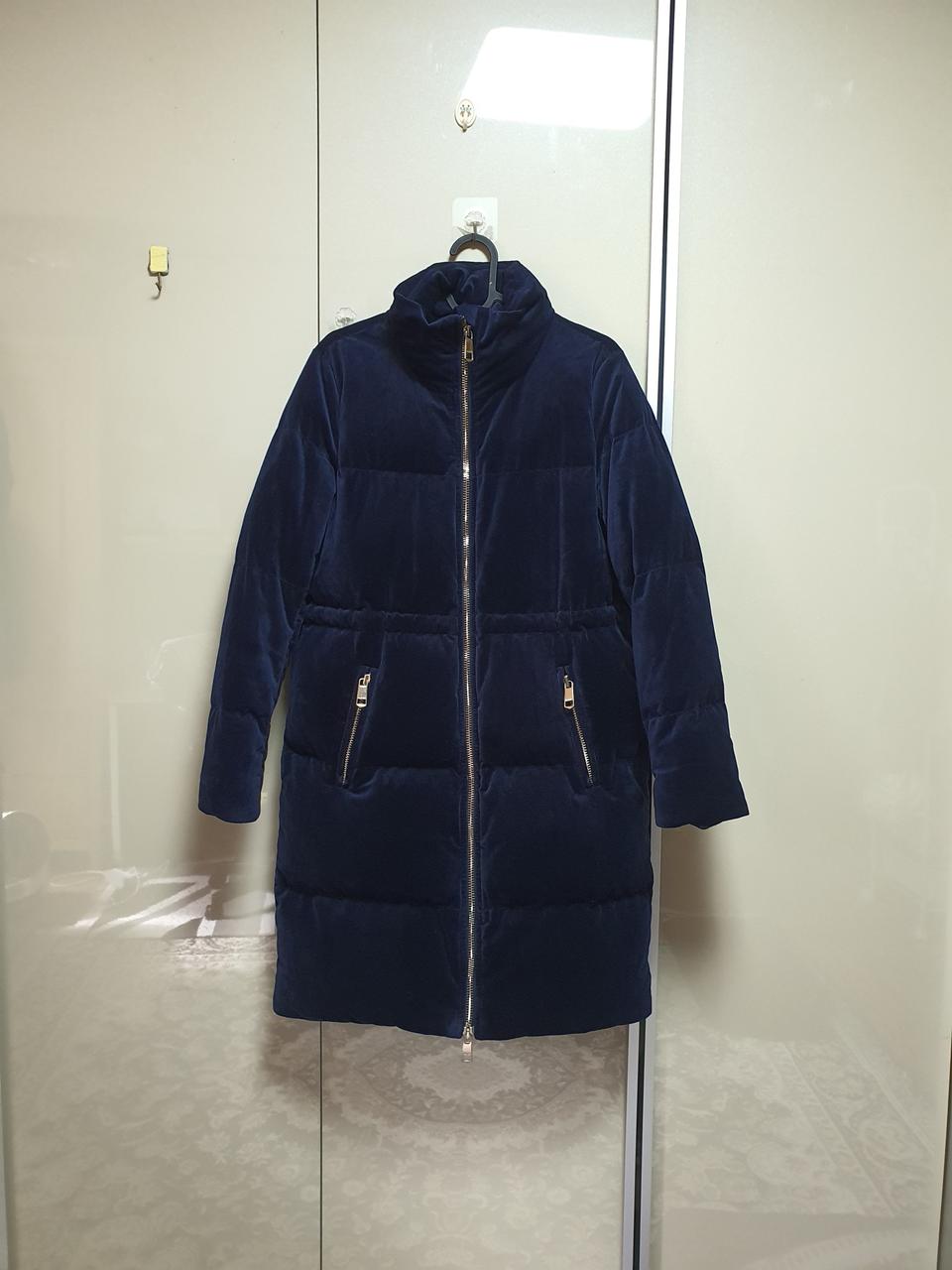 타미힐피거 하이넥 벨벳 다운 롱패딩(xs) 9