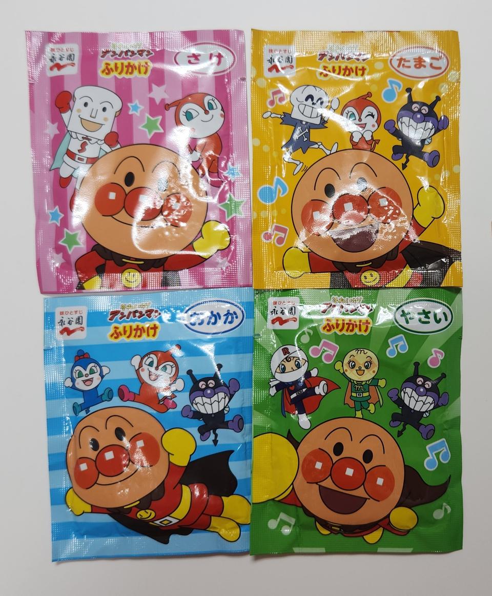 (새상품) 호빵맨 후리카케 4종