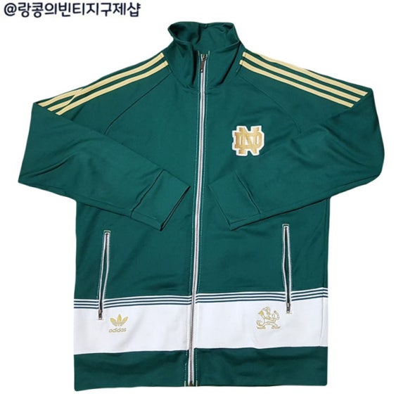 아디다스 올드스쿨 빈티지 노트르담 불꽃 져지 자켓