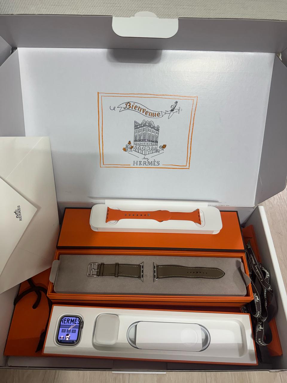 Hermes 애플워치8 에르메스 실버 41mm