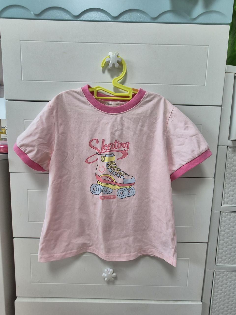 140호 여아 핑크티셔츠