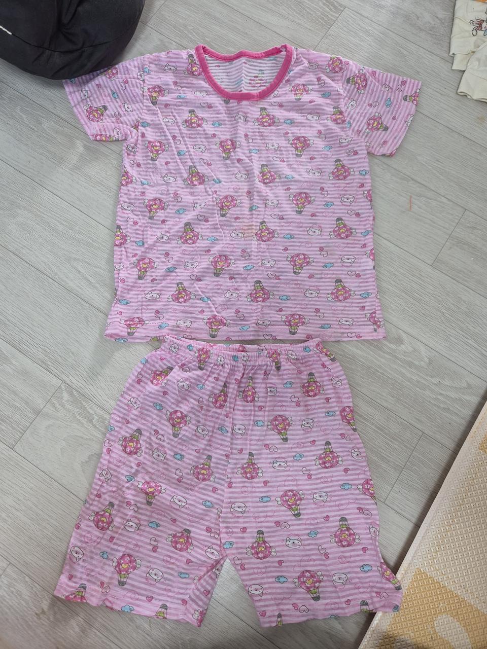 130 여아반팔티상하 내의