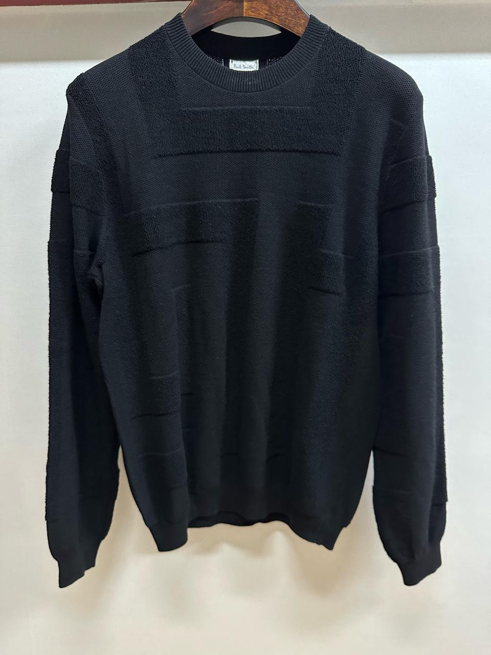 폴스미스 블랙 메리노울 니트 (100사이즈)