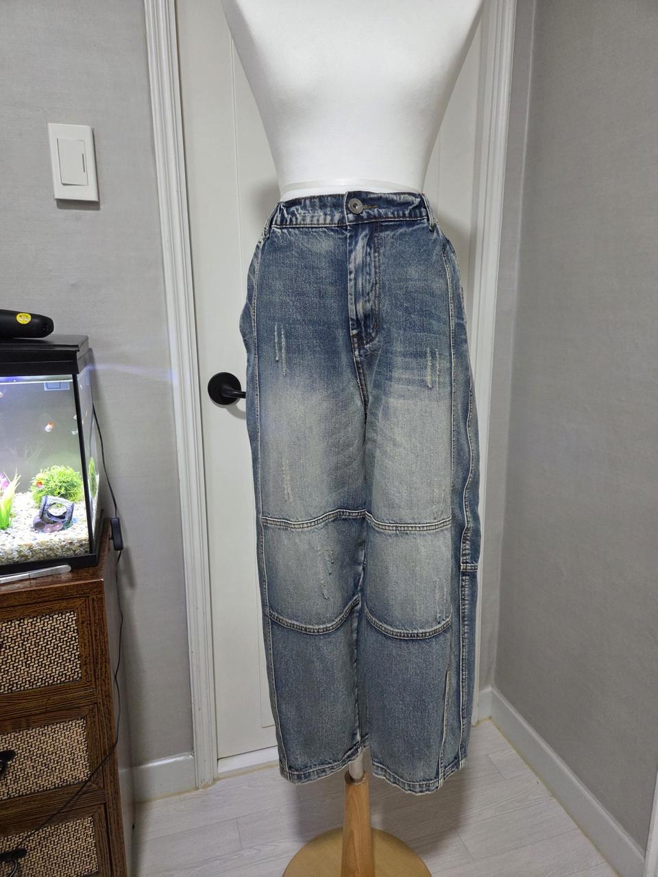 새상품) 청 배기팬츠(M.66~77)