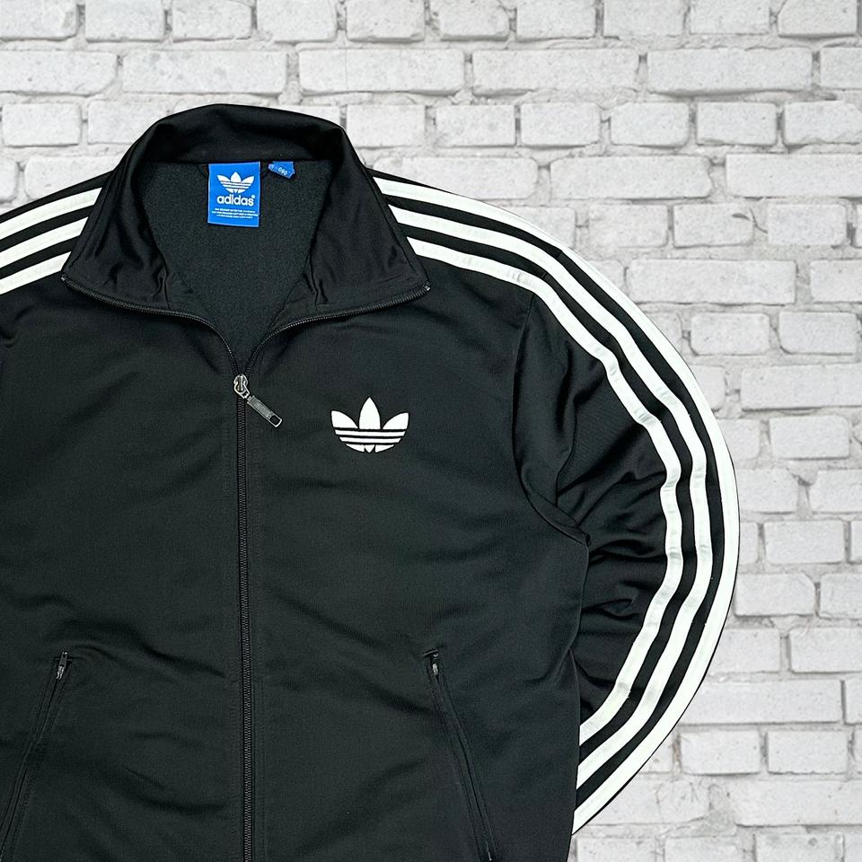 (2302) 아디다스 파이어버드 블랙 빈티지 져지 90