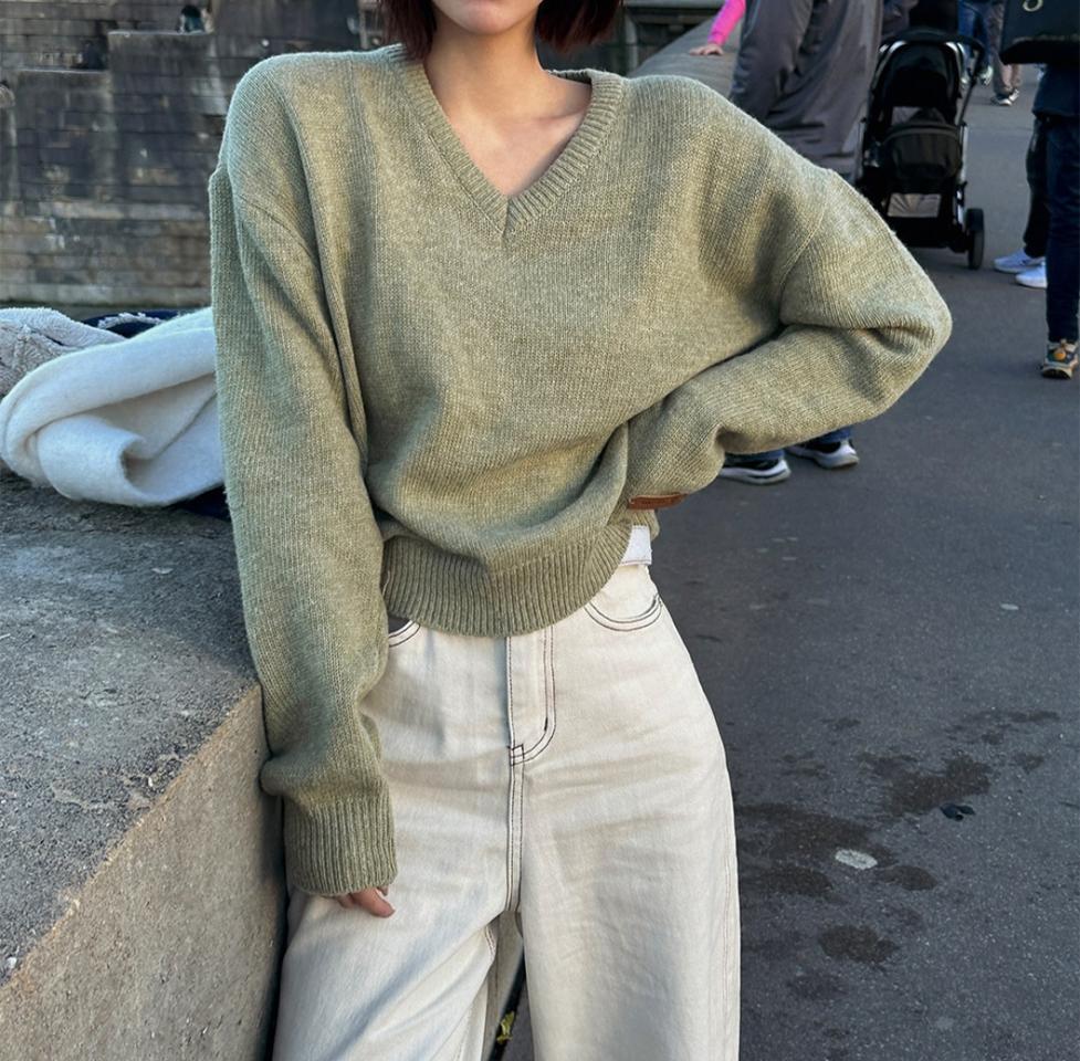 올리브 니트 새상품 20000원!