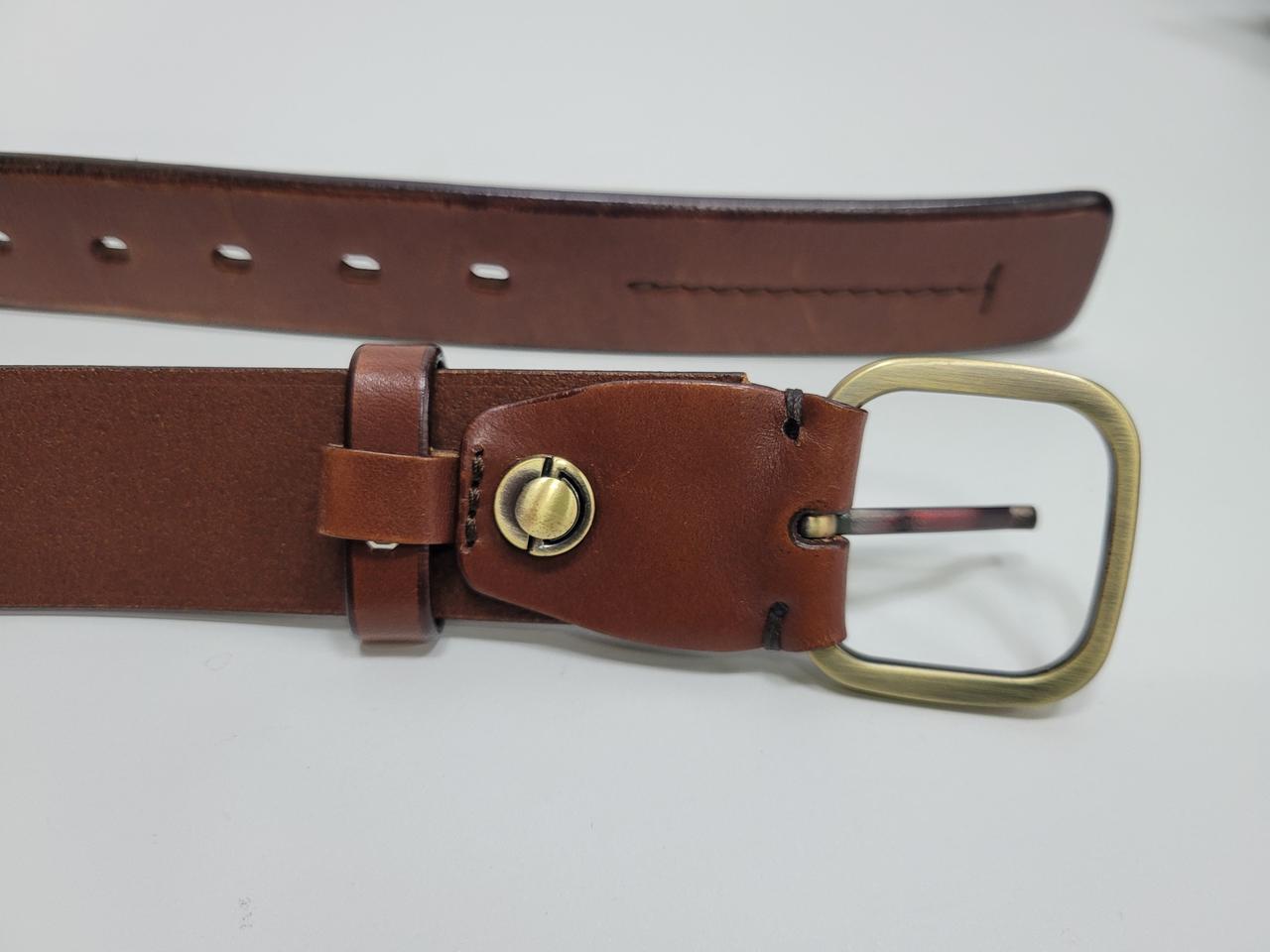 더브릿지 가죽 벨트