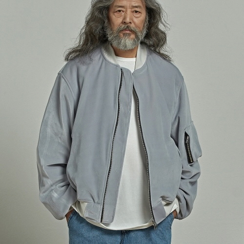 남성) FRIZMWORKS 벨벳 MA-1 플라이트 자켓