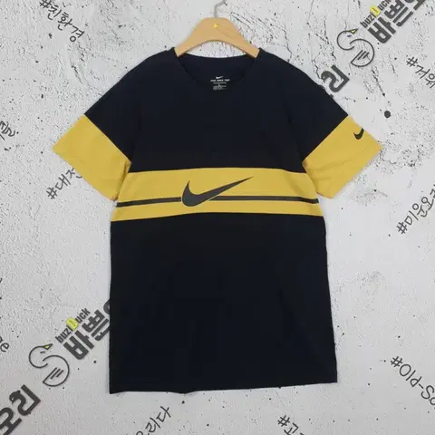 나이키 NIKE 스우시 여성 반팔 티 블랙 L 1000391