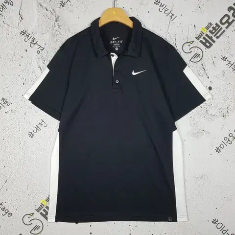 나이키 기능성 드라이핏 기능성 카라티 블랙 M 1000457