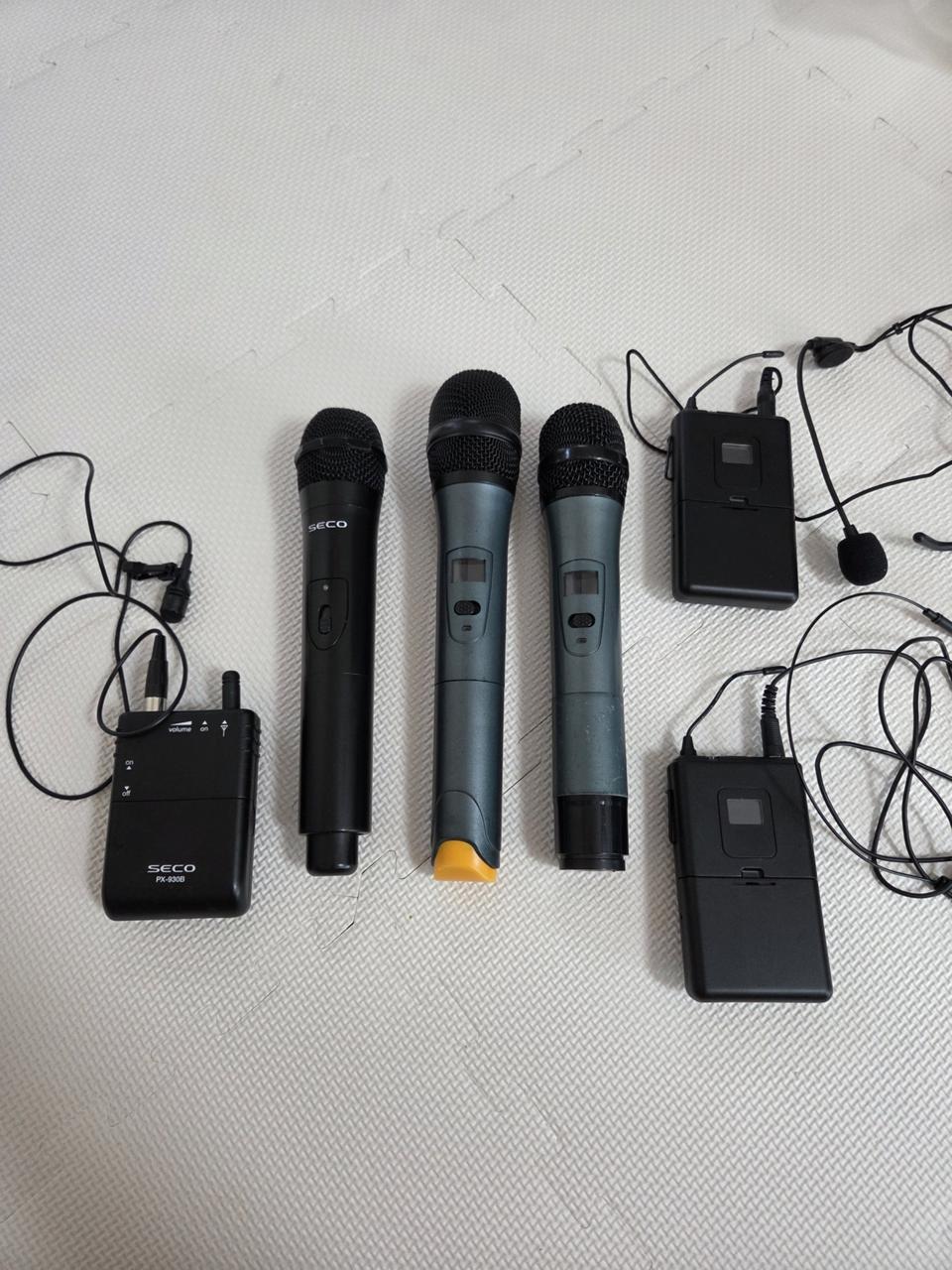 무선 마이크 사진일괄