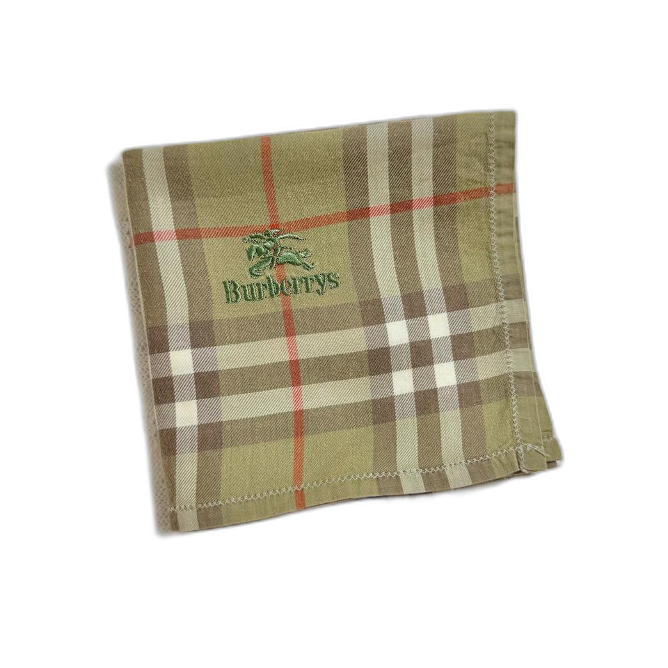 버버리 기본 골드카키 손수건