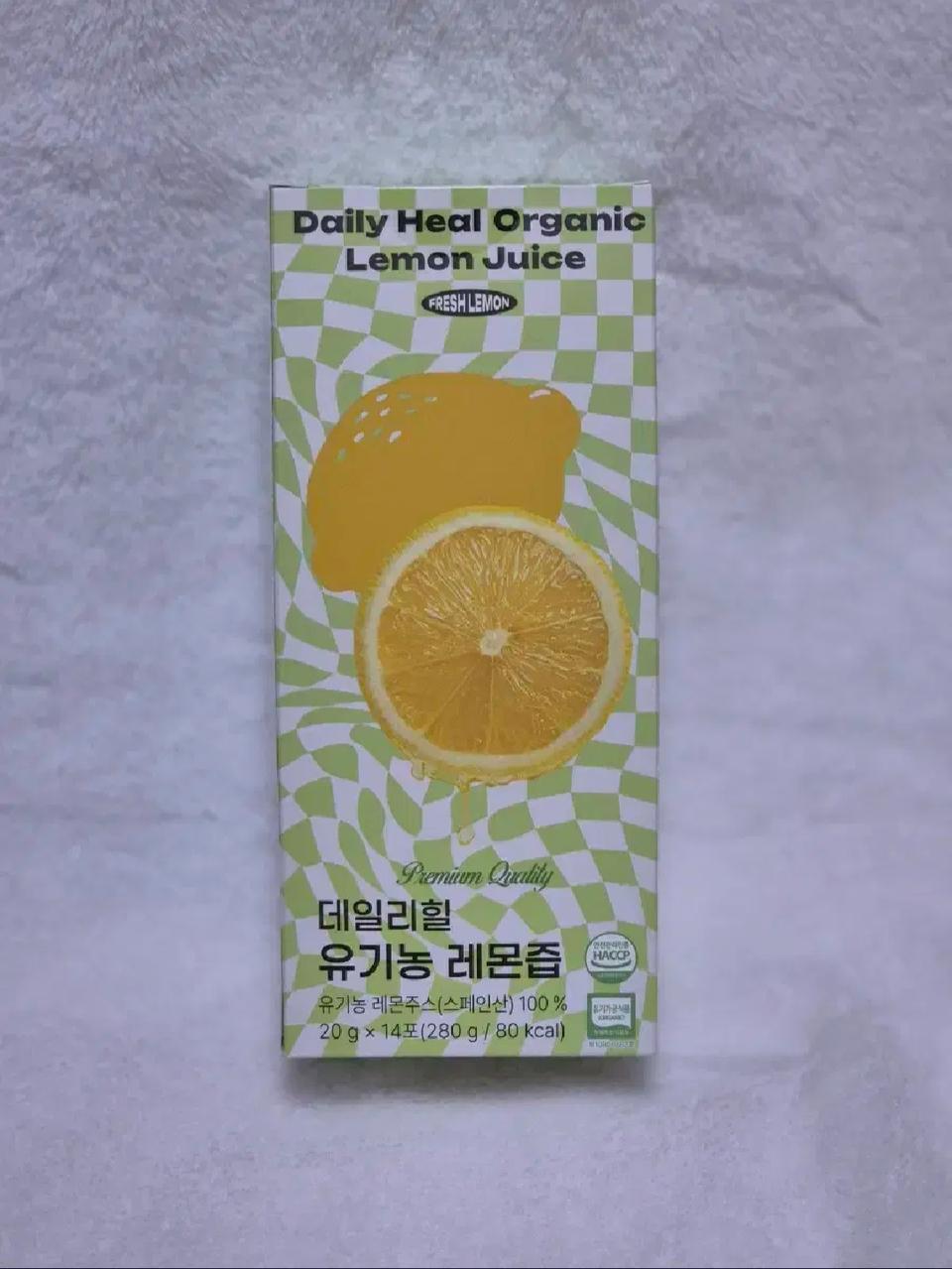 데일리힐 유기농 레몬즙 14포