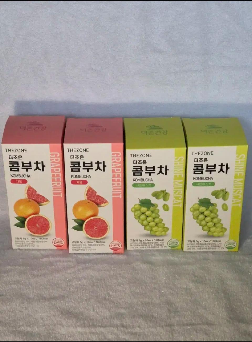 (일괄 4박스) 콤부차 자몽, 샤인머스켓