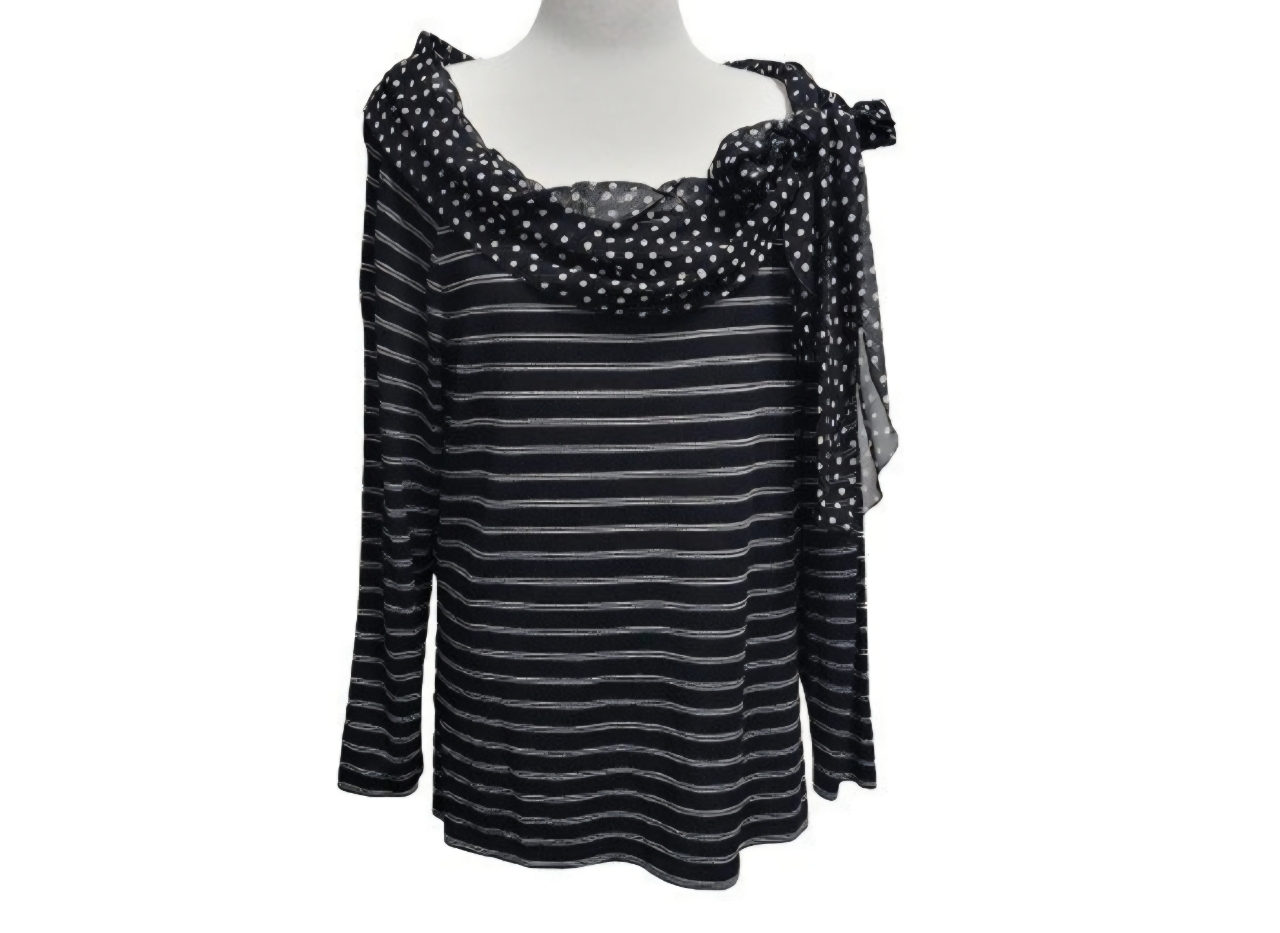 SCADA 에스까다 셔링 레이스 골지 블라우스 여성 77