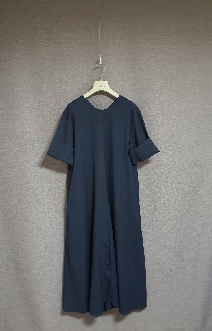 구호 KUHO 네이비 롱 원피스 66  사이즈 정품