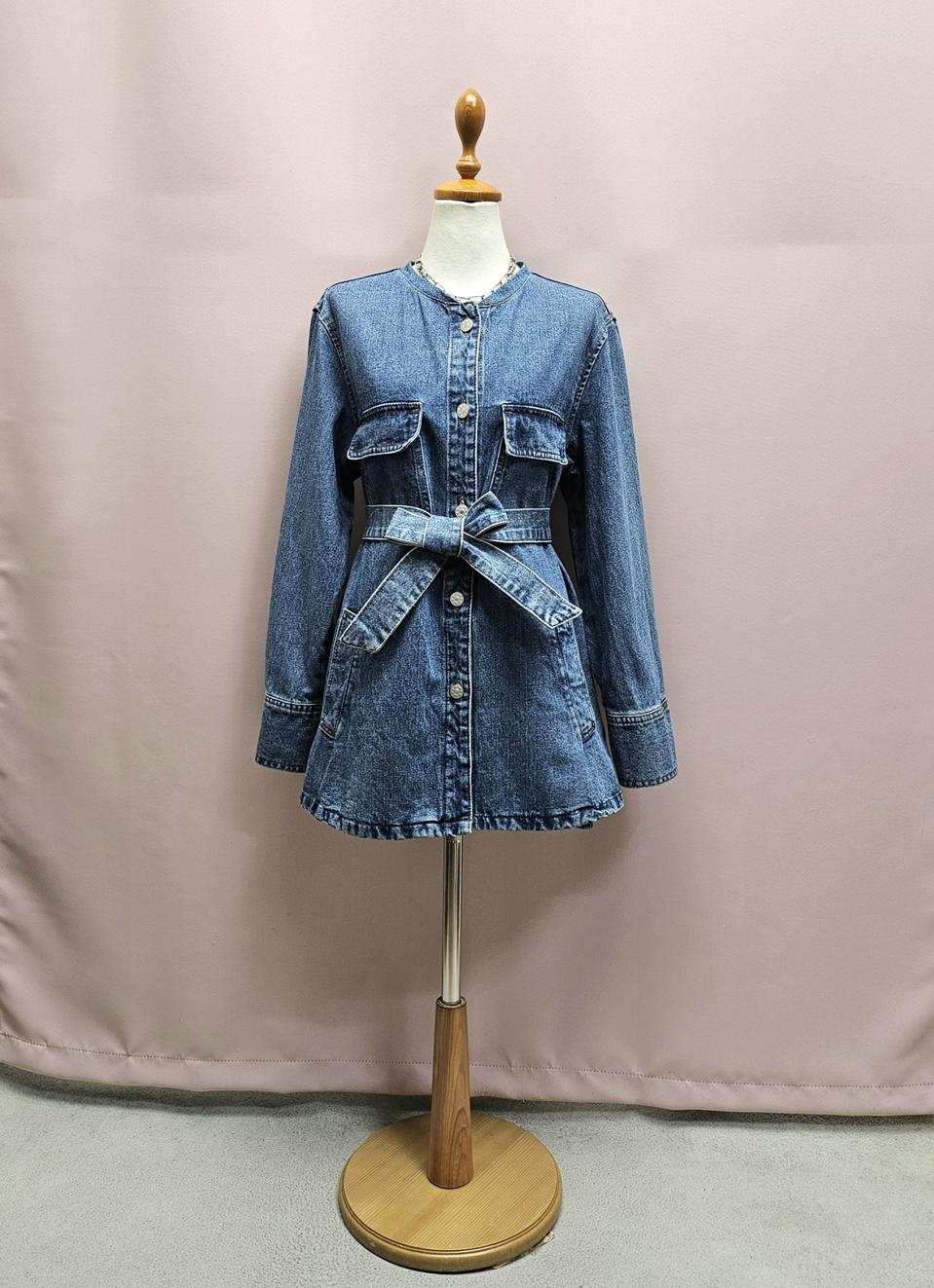 노카라 데님자켓 제천끈 세트