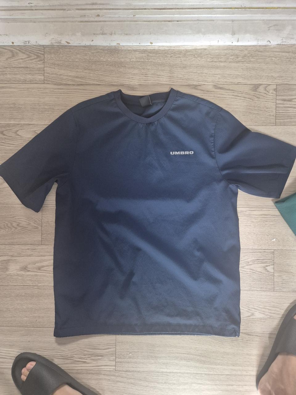 엄브로 네이비 반팔 셔츠 피스테