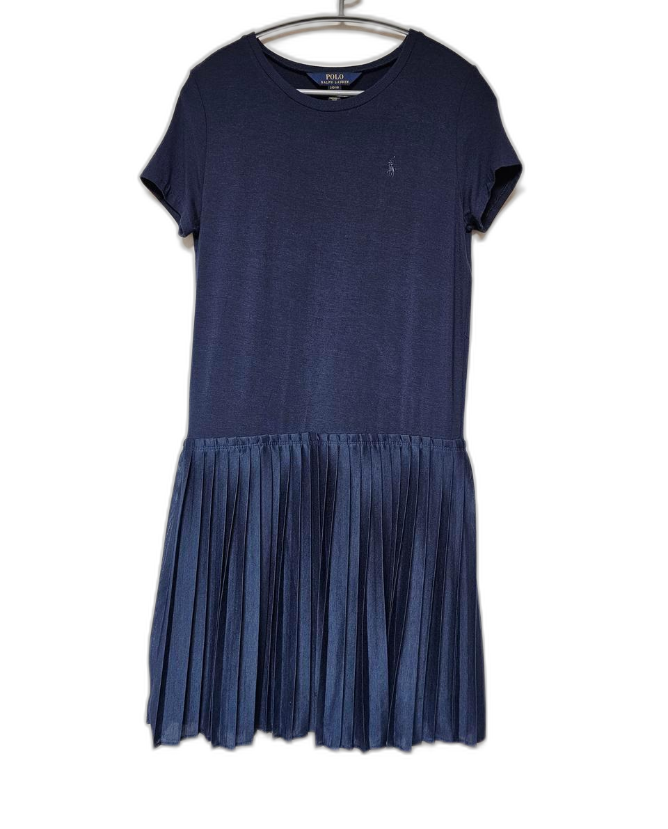 폴로 랄프로렌키즈 네이비 플리츠 원피스