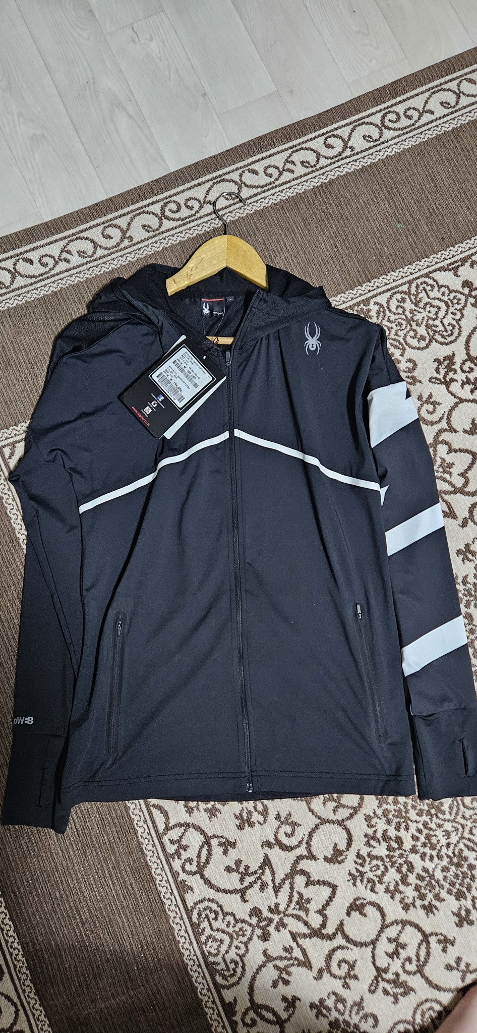 스파이더 후드 집업 새상품 정가189,000원