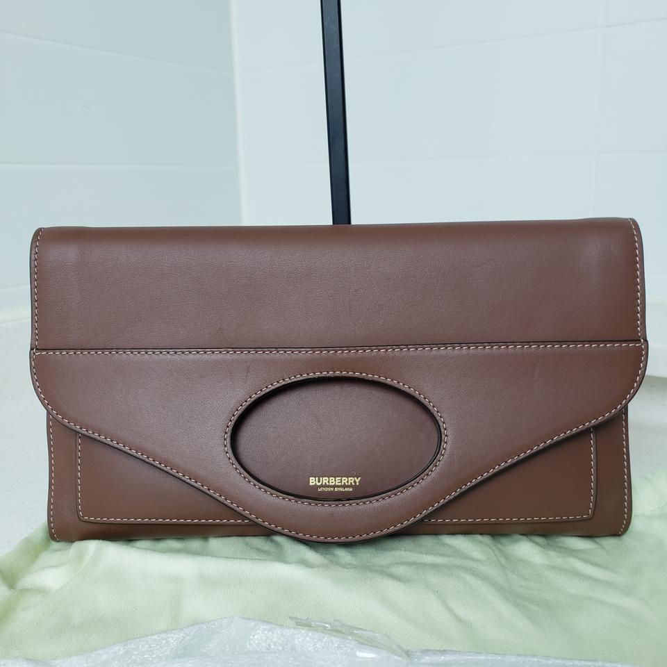 버버리 80412531 탑스티치 포켓 클러치 3WAY (누나명품중고)