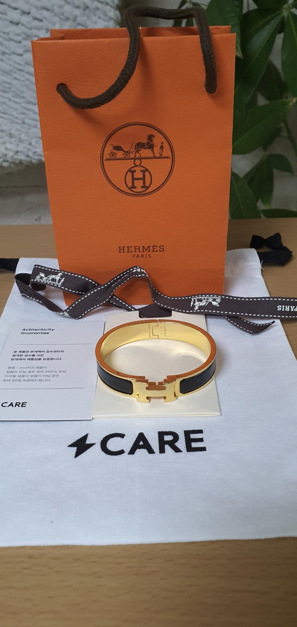 에르메스 클릭아슈 팔찌 pm 정품A급(감정서O)