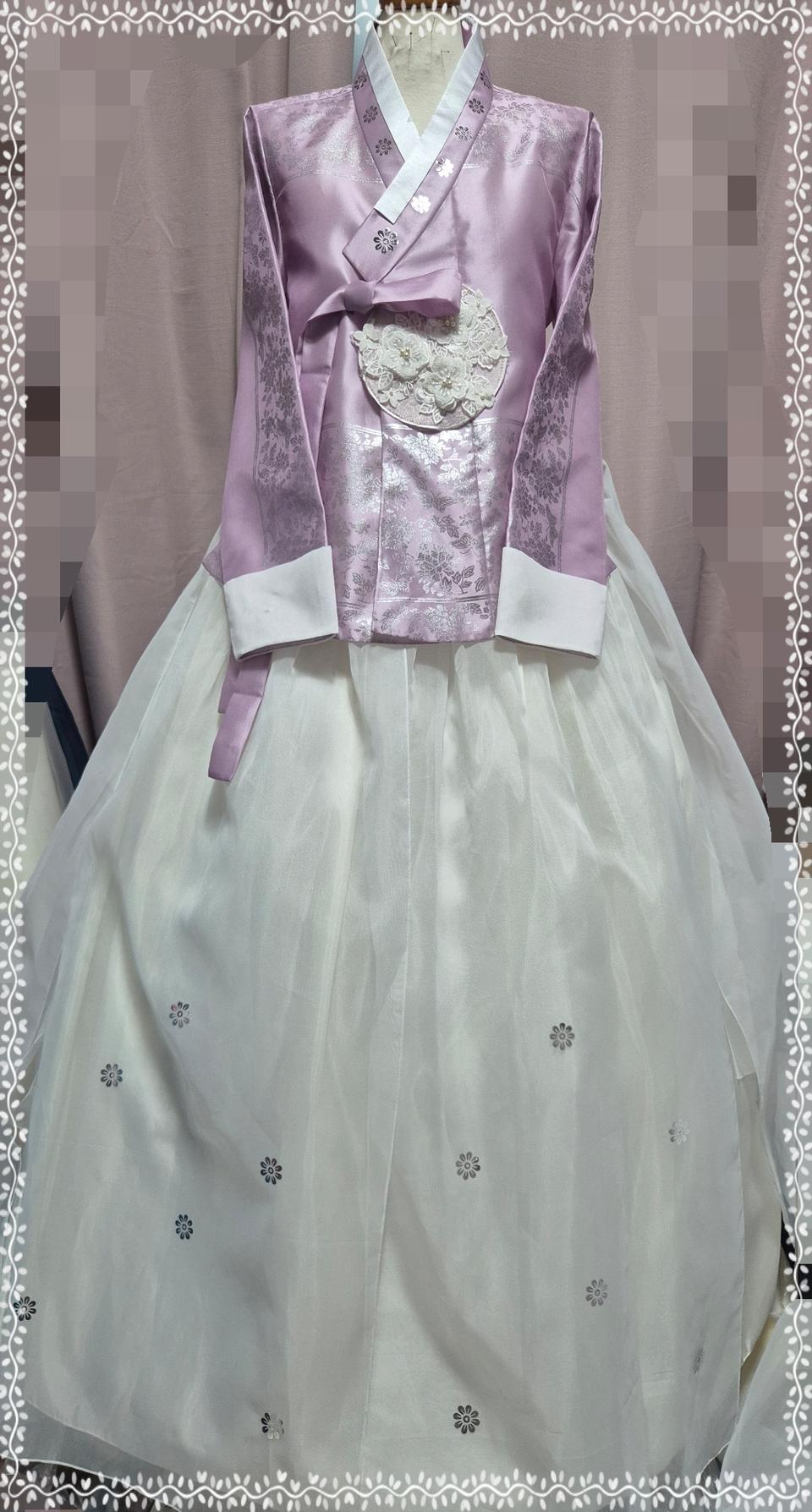 연보라 은박당의세트