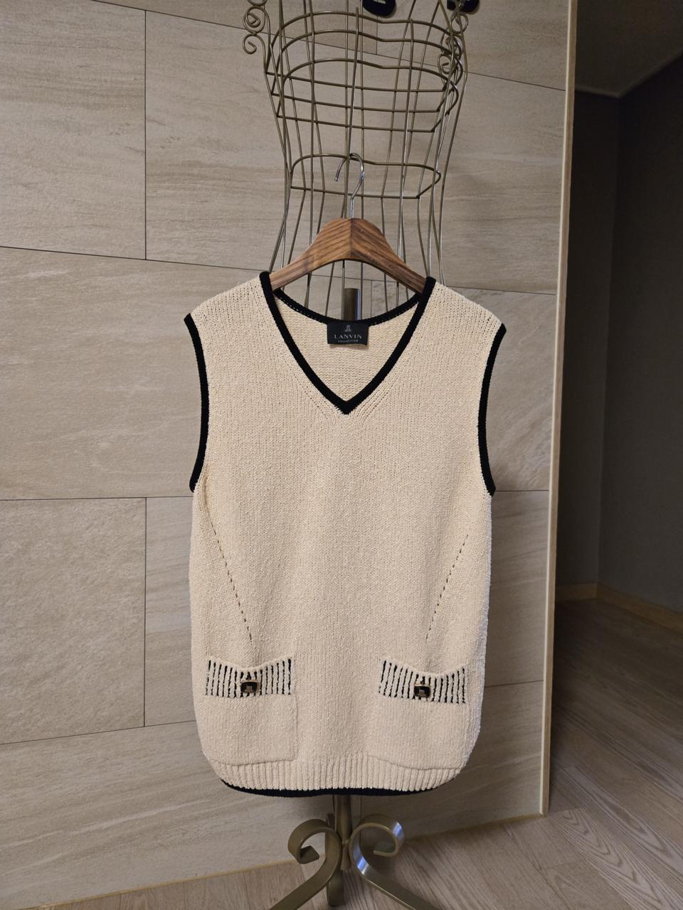 [90/F] LANVIN 랑방 니트 베스트