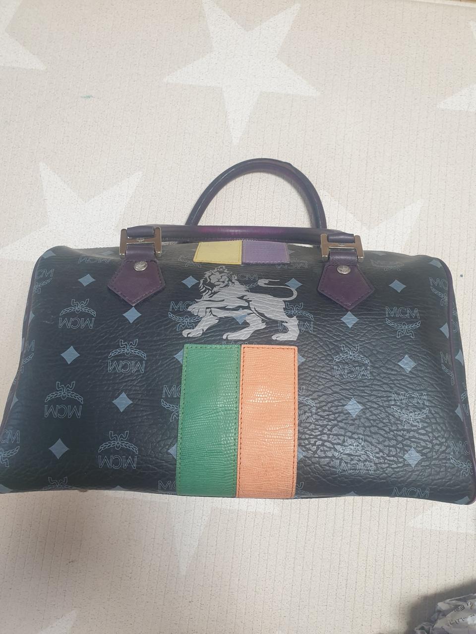 MCM 보스턴백&토트백 사자 로고