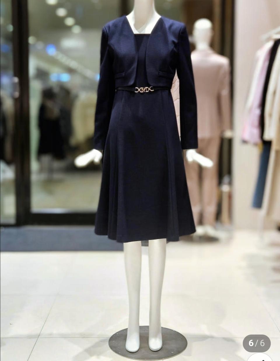 새제품.라인어디션 원피스 55사이즈