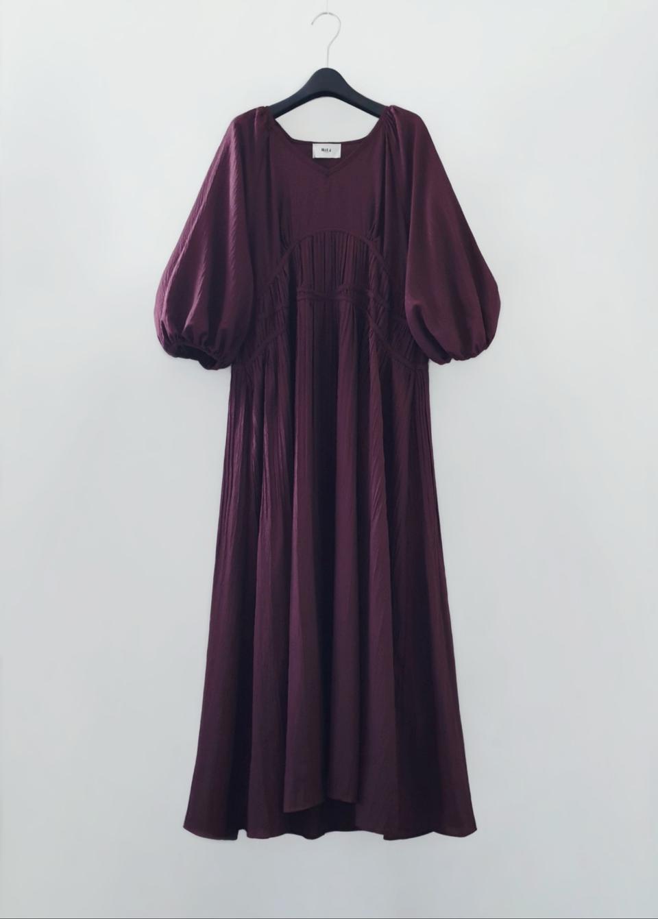 10만원대 벌룬소매 멕시 원피스