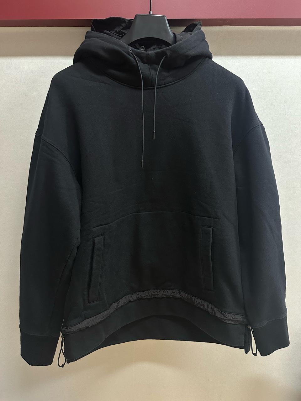 알레그리 기모 블랙 후드 맨투맨 105사이즈