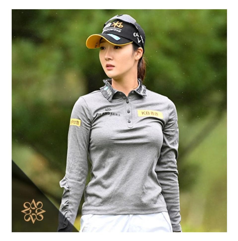 세인트앤드류스 여성 울 스모킹 프릴 긴팔 티셔츠 S 오지현티