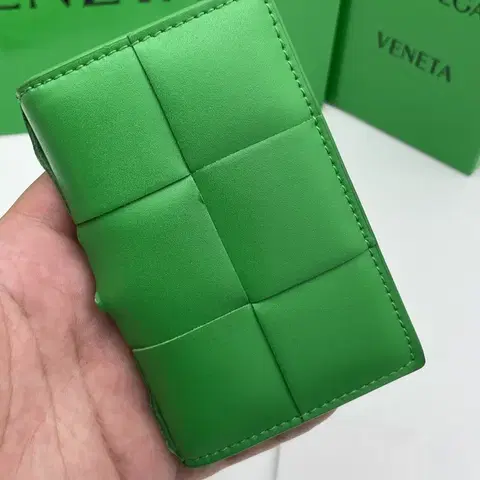 [ 정품 / 풀구성 ] 보테가베네타 맥시 카세트 오거나이저 그린