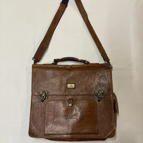 이테리 빈티지 가죽 브리프케이스 가방