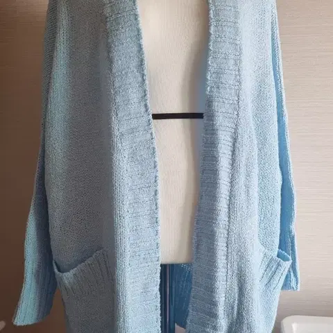 하늘하늘 티뷰 롱 니트 가디건 F