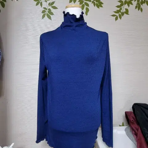 프릴넥 목티 2종(남색, 회색)